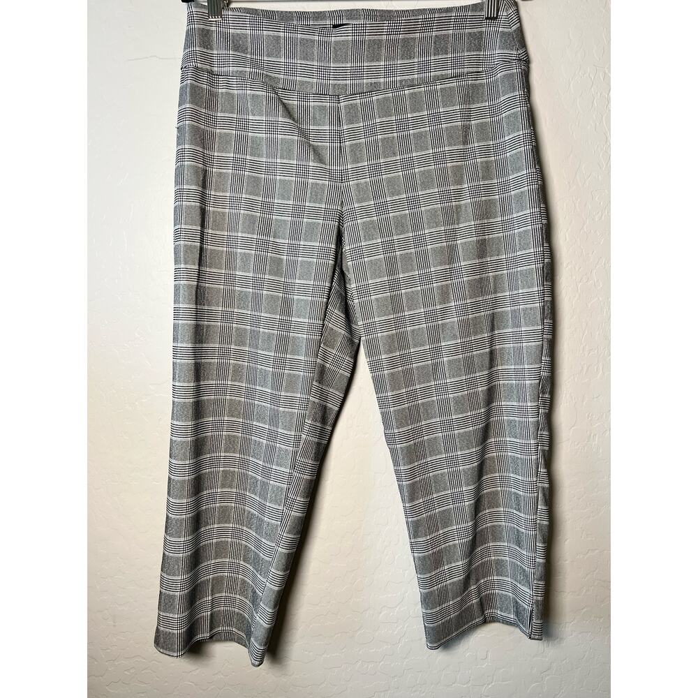 Zac & Rachel Black and White Plaid Pants